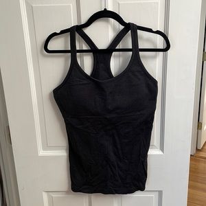 Lululemon Ebb to Street Tank, Black, Size 10